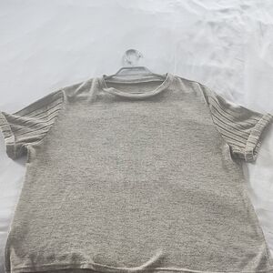 Heather Gray Short Sleeve Top